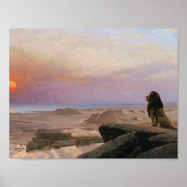 Poster Jean-Leon Gerome - Les Deux Majestés (Devant)