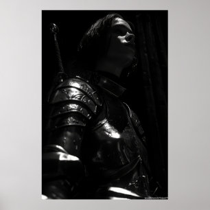 Poster Jeanne d'Arc à écouter les voix Sombre esthétique