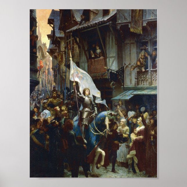 Poster Jeanne d'Arc entre à Orléans (Devant)