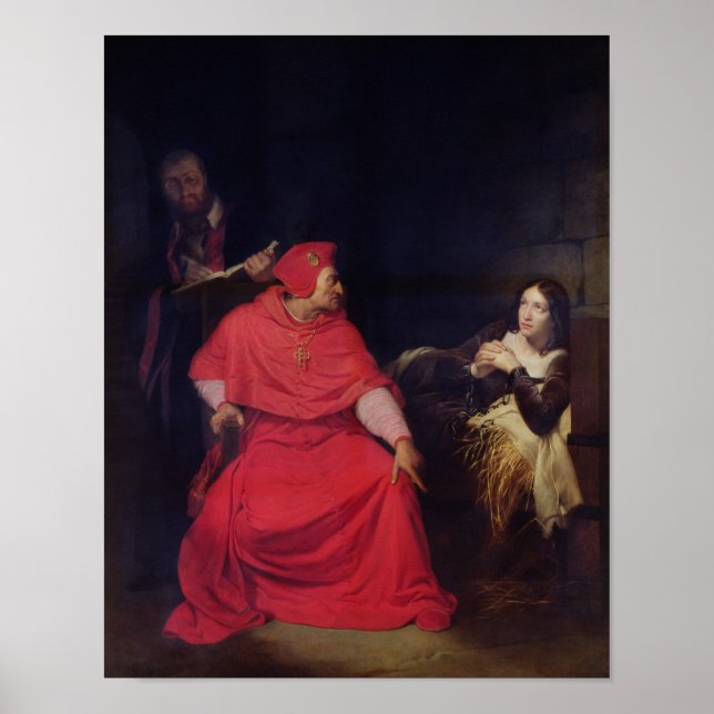 Poster Jeanne d'Arc et Cardinal de Winchester (Devant)