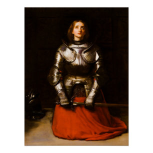 Poster Jeanne d'Arc par John Everett Millais, 1865