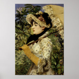 Poster Jeanne : Printemps 1881 par Manet
