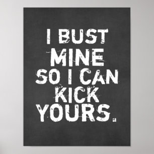 Poster J'écrase la mienne pour que je puisse donner un co