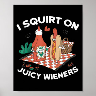 Poster J'Écris Sur Jicy Wieners Mème Humour Sarcastique A