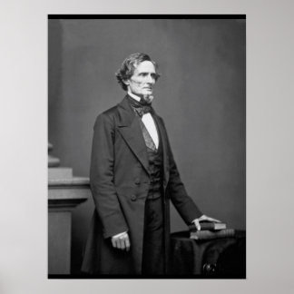 Poster Jefferson Davis, Président _Image de guerre