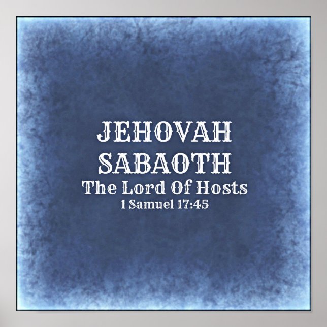 Poster Jéhovah Sabaoth (Devant)