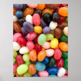 Poster Jellybeans Jellybean Arrière - plan Jelly Beans