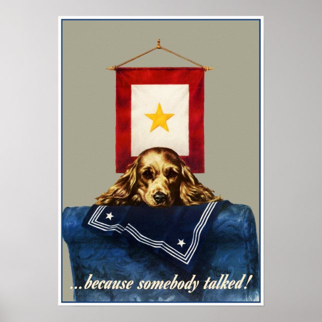 Poster: Jemand sprach Poster (Vorne)