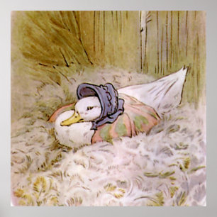 Poster Jemima Puddle-Duck Hatching Her Oeufs par Beatrix 