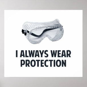 Poster J'emploie toujours la protection