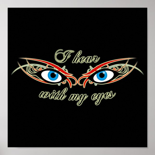 Poster j'entends le garçon (Devant)