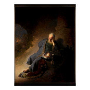Poster Jeremiah Lamenting the Destruction of Jérusalem