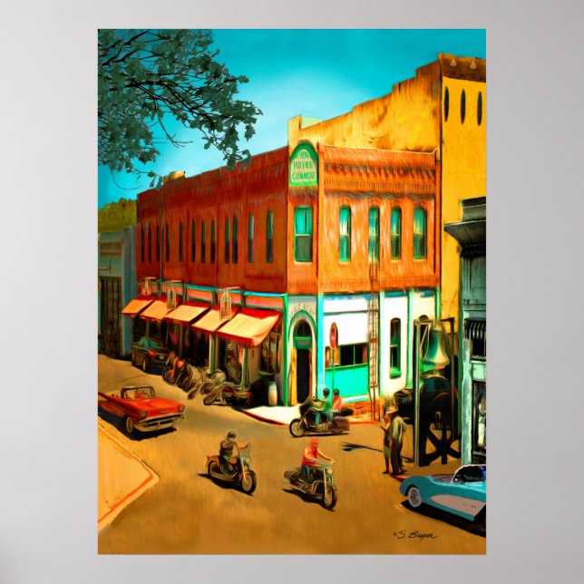 Poster "Jerome AZ" "Hôtel Connor"' Jerome Connor Hotel (Devant)