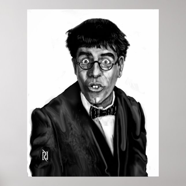 POSTER JERRY LEWIS ; QUEL CARACTÈRE NUTIME (Devant)