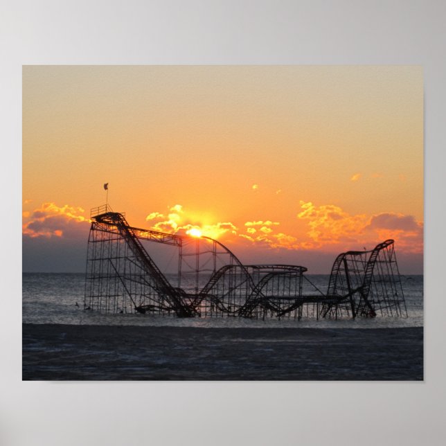 Poster Jersey Shore après l'ouragan Sandy (Devant)
