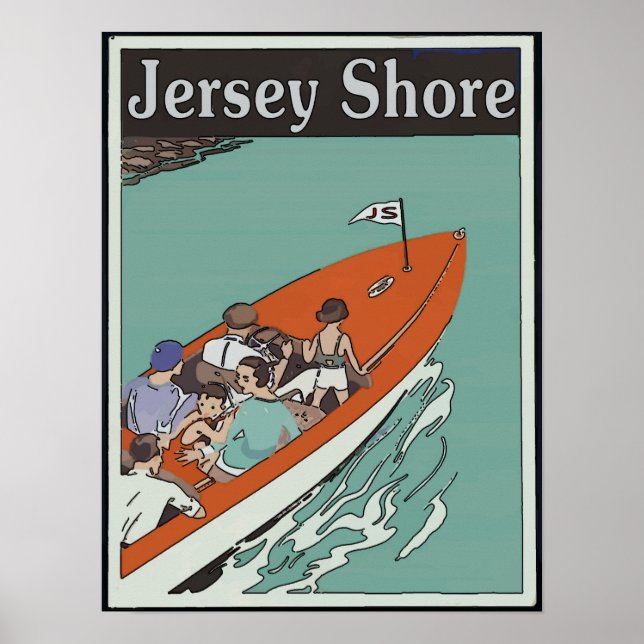 Poster Jersey Shore, Bateau Ride, (Devant)