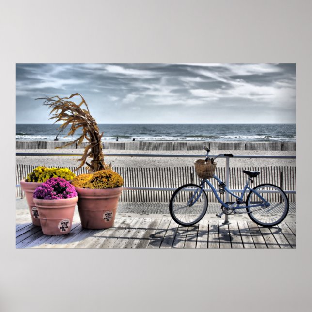Poster Jersey Shore Boardwalk HDR (Devant)