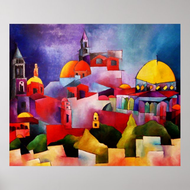 Poster Jérusalem d'or (Devant)