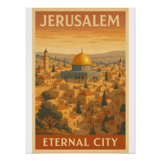 Poster Jérusalem - Ville éternelle