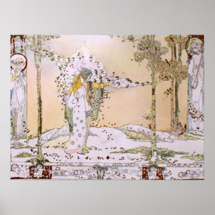 Poster Jessie M. King - Aime le rêve doré