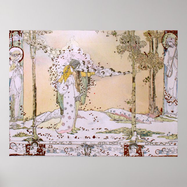 Poster Jessie M. King - Aime le rêve doré (Devant)