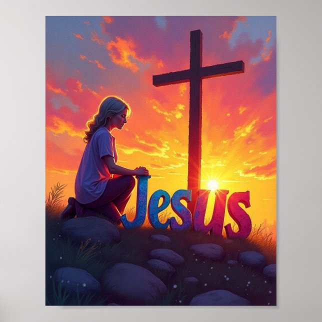 Poster Jésus (Devant)