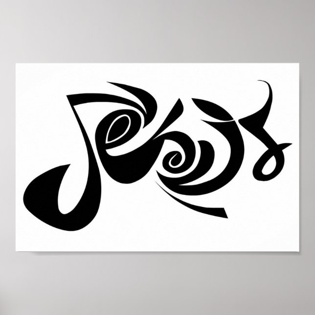 Poster "Jésus" (Devant)