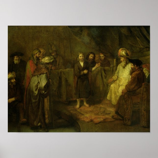 Poster Jésus, âgé de douze ans, devant le (Devant)