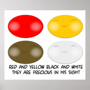 Poster Jésus aime les petits enfants du monde