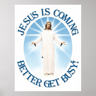 Poster Jésus arrive