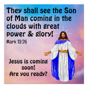 Poster Jésus arrive !