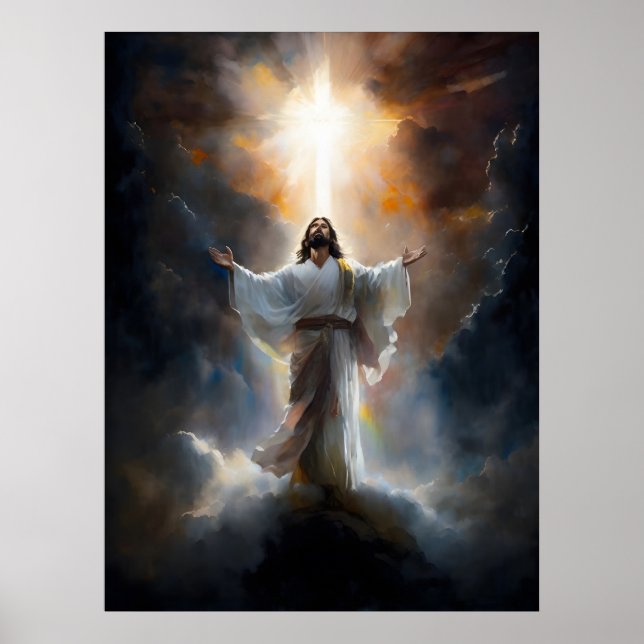 Poster Jésus Ascend Au Ciel (Devant)