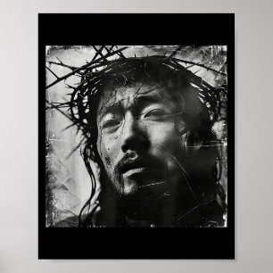 Poster Jésus asiatique, christianisme, église, Asie, Jésu