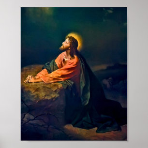 Poster Jésus Christ à Gethsémani