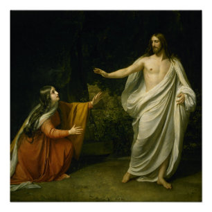 Poster Jésus Christ Apparence Bible Magdalene Resurrecti