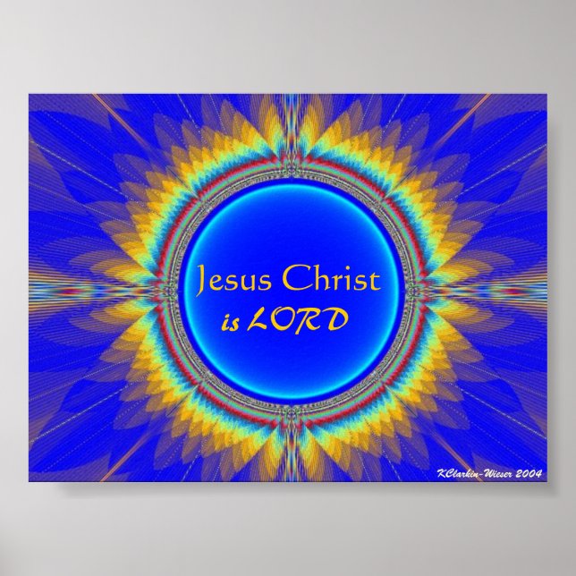 Poster Jésus Christ est l'Éternel (Devant)