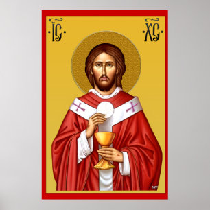 Poster Jésus-Christ fils de Dieu Porte-clés