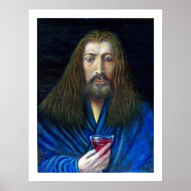 POSTER JÉSUS CHRIST, LA CHALICE D'EMMAUS (Devant)
