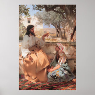 Poster Jésus Christ Martha et Marie B