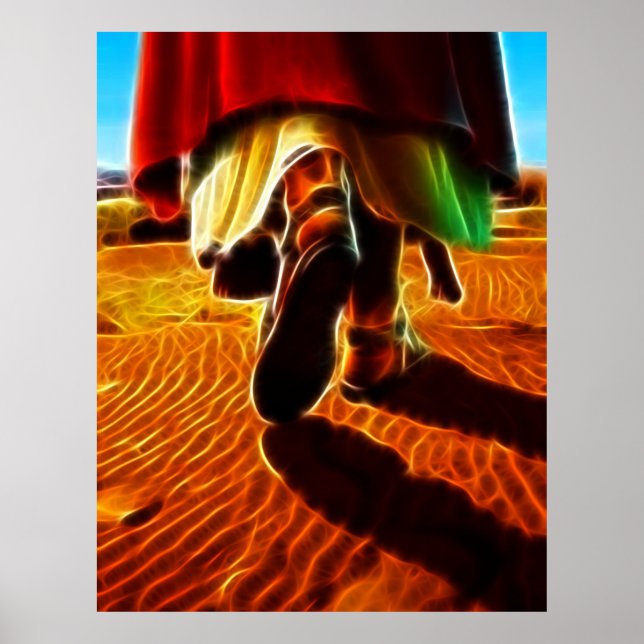 Poster Jésus-Christ me portant dans ses bras (Devant)