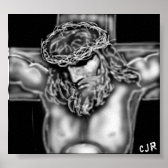 Poster Jésus Christ Sauveur (Devant)