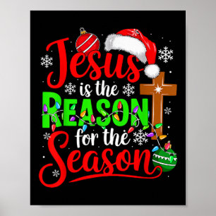Poster Jésus Costume Fier Raison De La Saison Noël Sa