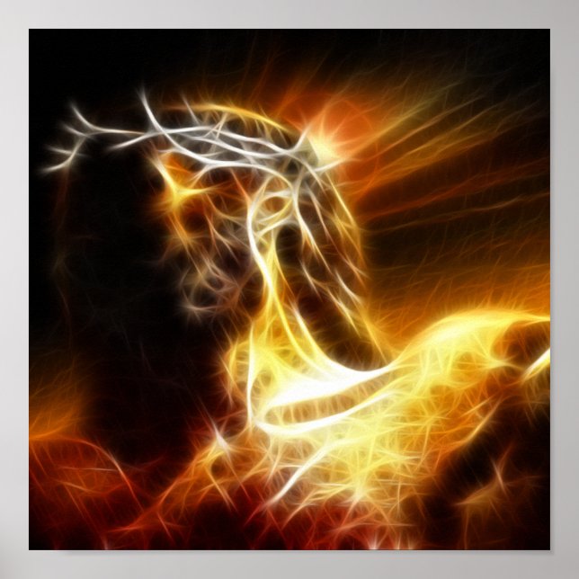 Poster Jésus Crucifixion 1 (Devant)