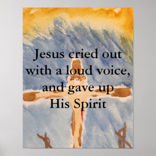 Poster Jésus Crusified