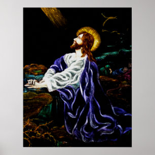 Poster Jésus dans le jardin de Gethsémani