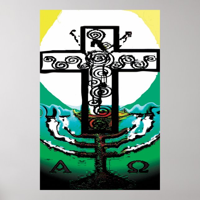 Poster Jésus dans l'Eucharistie (Devant)