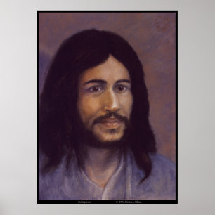 Poster Jésus de sourire, image juive de Jésus