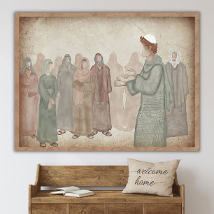 Poster Jésus enfant au Temple_ Luc 2_41-52 _ Écriture