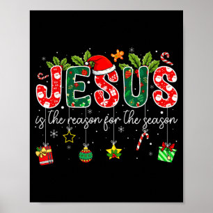 Poster Jésus Est La Raison De La Saison De Noël Chris