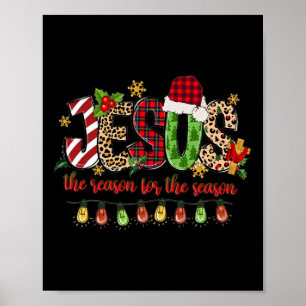 Poster Jésus Est La Raison De La Saison Foi Chrétienne